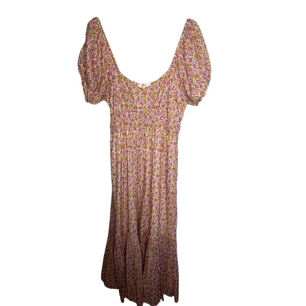 Love Shack Fancy Angie Floral Maxi Dress Size 4 - Picture 7 of 8